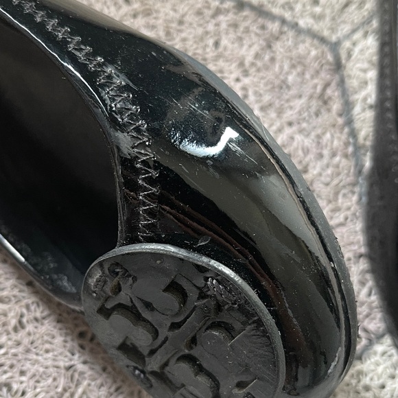 TORY BURCH Reva Patent Leather Ballet Flats, Black - Picture 9 of 11
